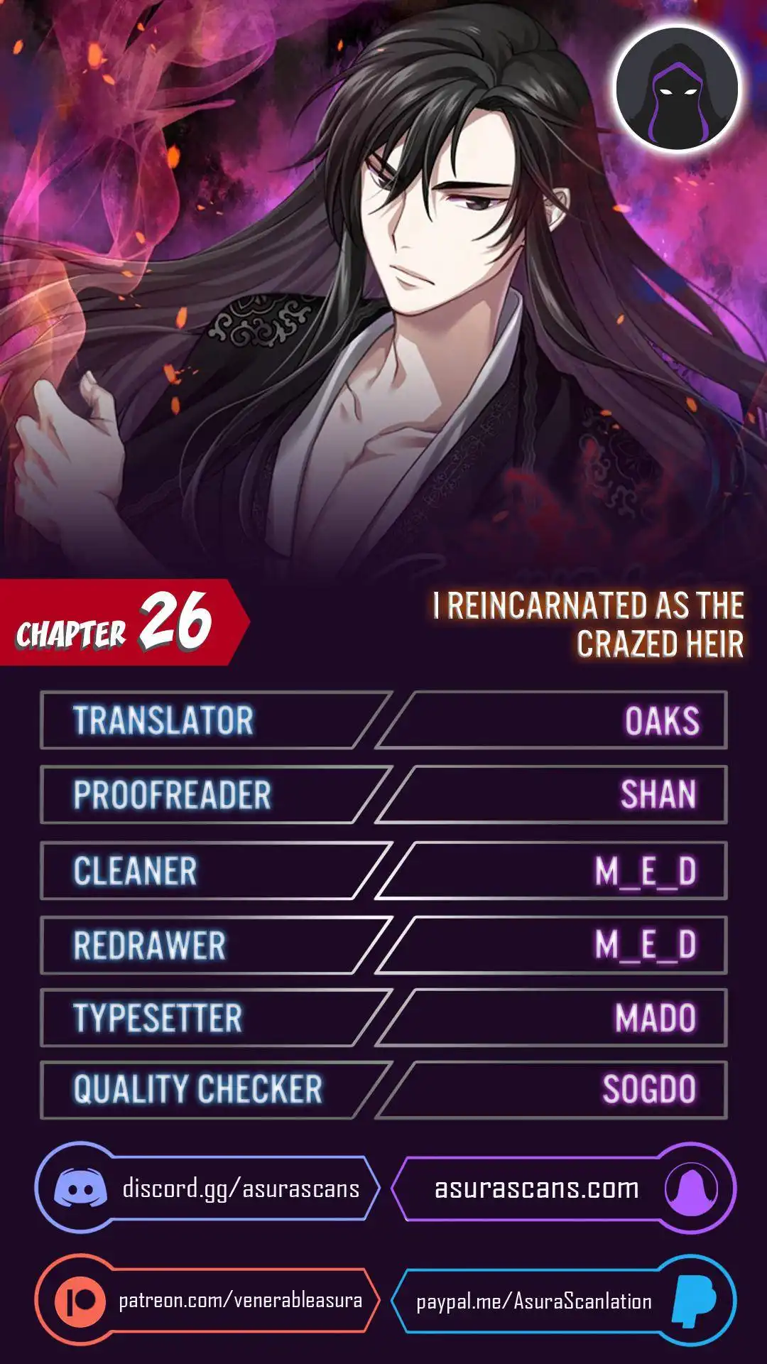 I Reincarnated As The Crazed Heir Chapter 26 1